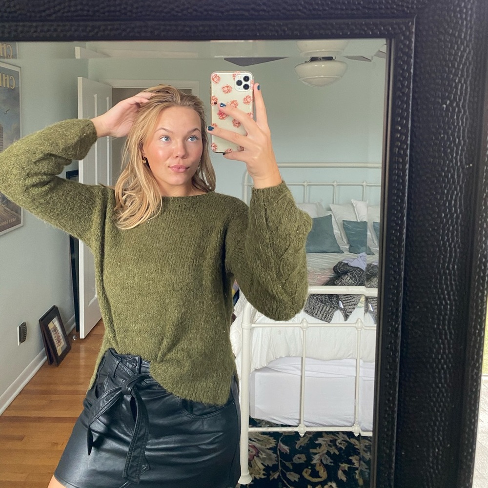 Army Green Sweater